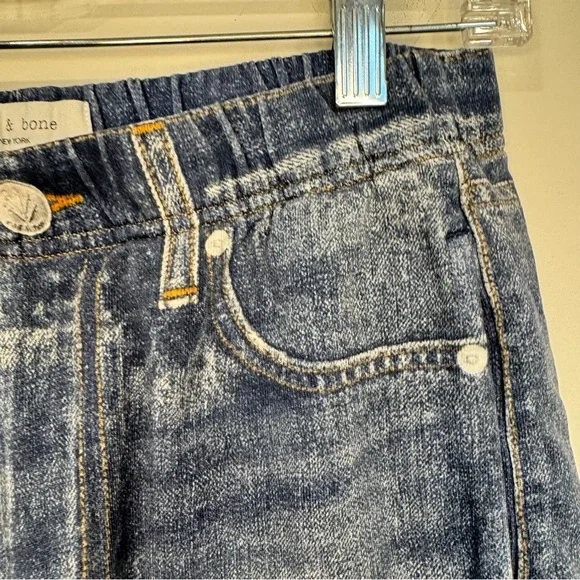 rag & bone Miramar Wide Leg Cotton Terry Pants Size S - Picture 6 of 15